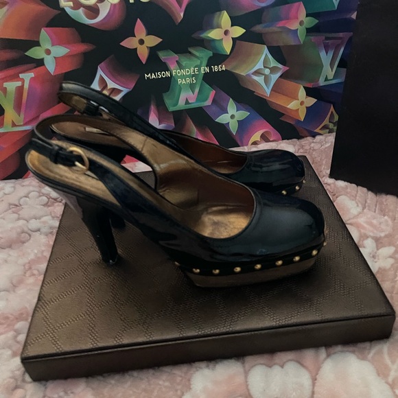 Miu miu wood 🪵 leather battle shoes - Picture 5 of 10